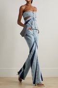 Modern Darted Flare Jeans for a Trendy Statement – Olivia