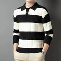 Striped Business-Casual Polo Shirt for Polished Look – James