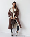 Women’s Longline Winter Coat – Elegant & Insulated – Amelia