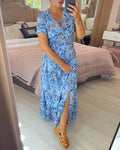 Floral V-Neck Maxi Dress for Special Summer Moments – Emma