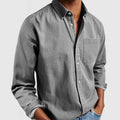 Classic Tailored Button-Up Shirt for Men with Modern Fit – Oliver