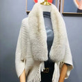 Elegant and Warm Knitted Woolen Shawl for Women – Emily