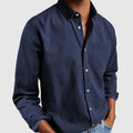 Classic Tailored Button-Up Shirt for Men with Modern Fit – Oliver