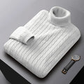 Stylish Men’s Roll-Neck Jumper – Sleek & Warm Essential – Ethan