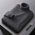 Stylish Men’s Roll-Neck Jumper – Sleek & Warm Essential – Ethan