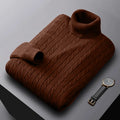 Stylish Men’s Roll-Neck Jumper – Sleek & Warm Essential – Ethan