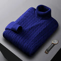 Stylish Men’s Roll-Neck Jumper – Sleek & Warm Essential – Ethan