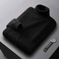Stylish Men’s Roll-Neck Jumper – Sleek & Warm Essential – Ethan