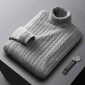Stylish Men’s Roll-Neck Jumper – Sleek & Warm Essential – Ethan