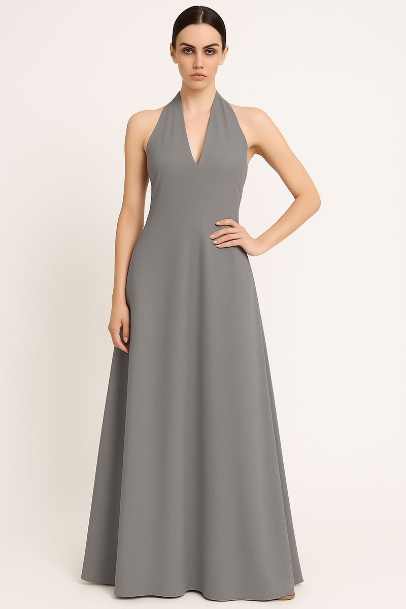 Bohemian Flowy T-Back Maxi Dress, Lightweight & Elegant – Sophia
