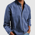 Classic Tailored Button-Up Shirt for Men with Modern Fit – Oliver