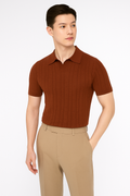 Comfortable Knitted Polo Shirt for Everyday Style – Oliver
