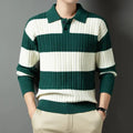 Striped Business-Casual Polo Shirt for Polished Look – James