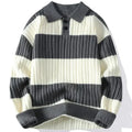 Striped Business-Casual Polo Shirt for Polished Look – James