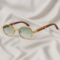 Retro-Inspired Vintage Oval Sunglasses for Timeless Style – James