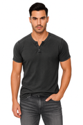 Durable Polyester Henley T-Shirt with Casual Appeal – Ryan
