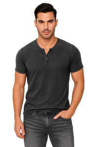 Durable Polyester Henley T-Shirt with Casual Appeal – Ryan