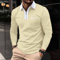 Color Block Polo Shirt with Modern Zipper Design – Ethan