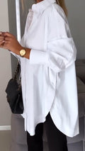 Classic Long Sleeve Lapel Shirt for Effortless Style – Olivia