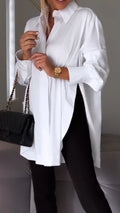 Classic Long Sleeve Lapel Shirt for Effortless Style – Olivia