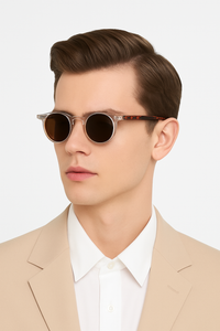 Trendy Circular Sunglasses with UV400 Sun Protection – Madison