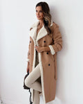 Women’s Longline Winter Coat – Elegant & Insulated – Amelia