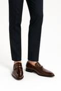 Men's Premium Leather Shoes with Embossed Crocodile Texture – Ethan