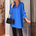 Classic Long Sleeve Lapel Shirt for Effortless Style – Olivia