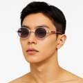Retro-Inspired Vintage Oval Sunglasses for Timeless Style – James