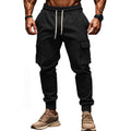 Men's Warm Plush Sports Pants with Convenient Pockets - Jake