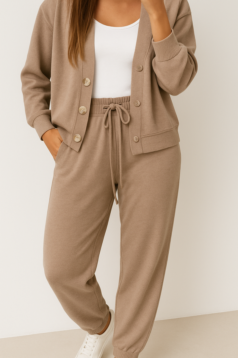 Breathable Cotton Summer Lounge Set for Women – Emily