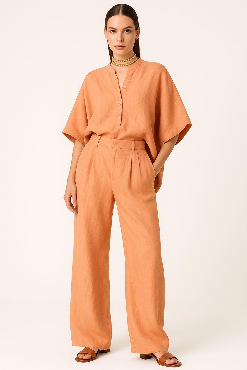 Casual Breathable Summer Outfit, Relaxed & Chic Fit – Mia