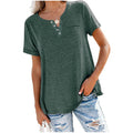 Soft Cotton Blend V-Neck Tee for Everyday Comfort – Rachel