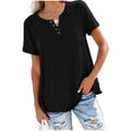 Soft Cotton Blend V-Neck Tee for Everyday Comfort – Rachel