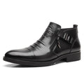 Elegant Leather Ankle Boots for Versatile Formal Looks - Liam