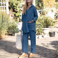 Elegant Cotton Linen 2-Piece Outfit for Everyday Comfort – Sophia