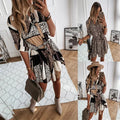 Trendy Printed Short Shirt Dress for Versatile Styling – Isabella