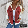 Vintage Denim Patchwork Zip-Up Jacket, Unisex Streetwear – Allison