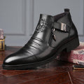 Elegant Leather Ankle Boots for Versatile Formal Looks - Liam