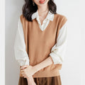 Soft and Lightweight V-Neck Sleeveless Vest for Women – Sophia