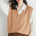 Soft and Lightweight V-Neck Sleeveless Vest for Women – Sophia