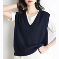 Soft and Lightweight V-Neck Sleeveless Vest for Women – Sophia