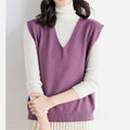 Soft and Lightweight V-Neck Sleeveless Vest for Women – Sophia