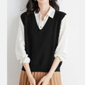 Soft and Lightweight V-Neck Sleeveless Vest for Women – Sophia