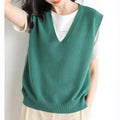 Soft and Lightweight V-Neck Sleeveless Vest for Women – Sophia