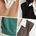 Soft and Lightweight V-Neck Sleeveless Vest for Women – Sophia