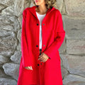 Insulated Mid-Length Hooded Winter Coat, Unisex Style – Alex