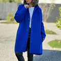 Insulated Mid-Length Hooded Winter Coat, Unisex Style – Alex
