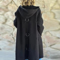 Insulated Mid-Length Hooded Winter Coat, Unisex Style – Alex