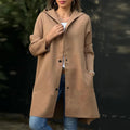 Insulated Mid-Length Hooded Winter Coat, Unisex Style – Alex